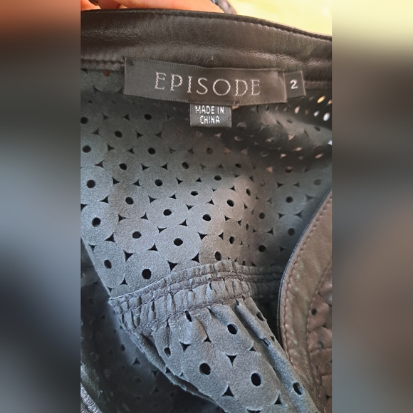 🤩🤩🤩 Denim Mini Skirt +Leather Jacket - Picture 4 of 4